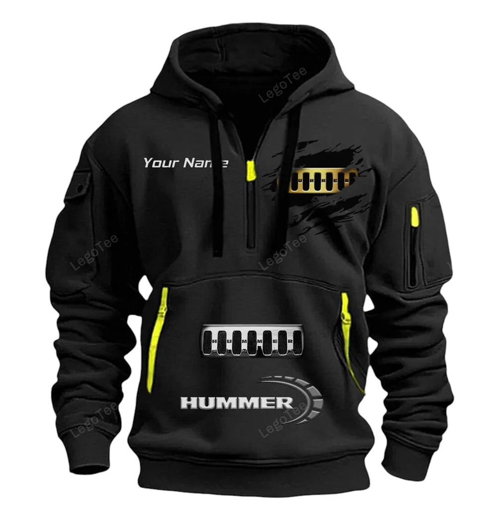 hummer half zip hoodie car113021425833 best gift for him husband boyfriend schwarz ngt0a