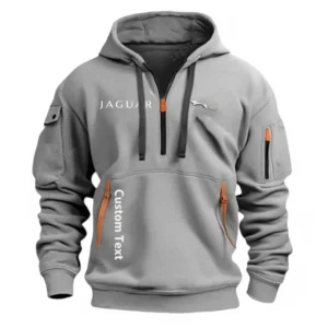 jaguar half zip hoodie for men gift for him husband boyfriend grau car112021425557 2 kfxis