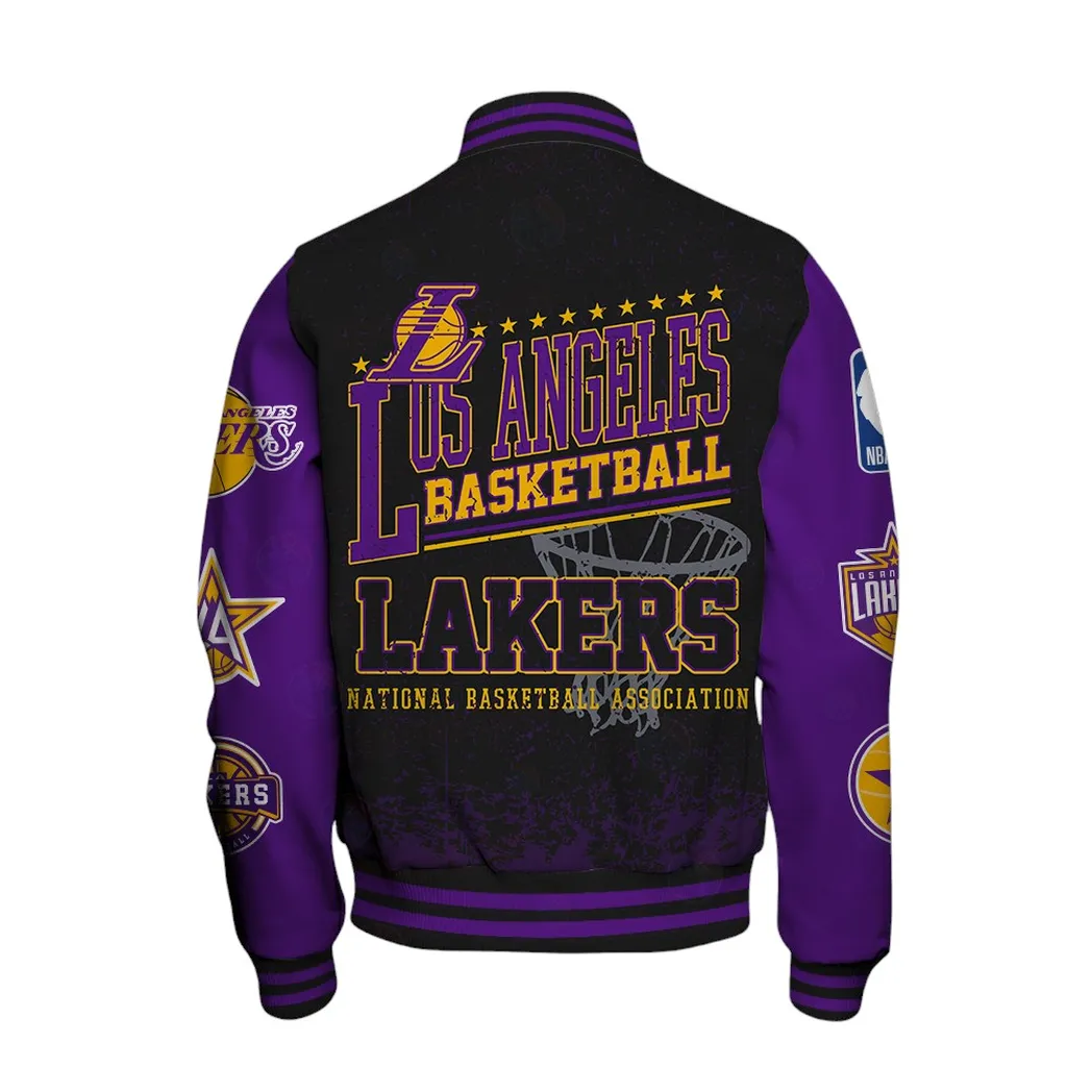 los angeles lakers jacke vintage jacke fr herren geschenk fr fan los angeles lakers nba74170125385