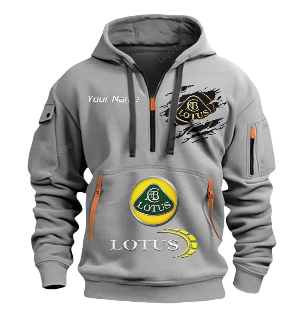 lotus cars half zip hoodie car113021425835 best gift for him husband boyfriend grau fmodg