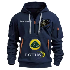 lotus cars half zip hoodie car113021425835 best gift for him husband boyfriend marineblau pau3n