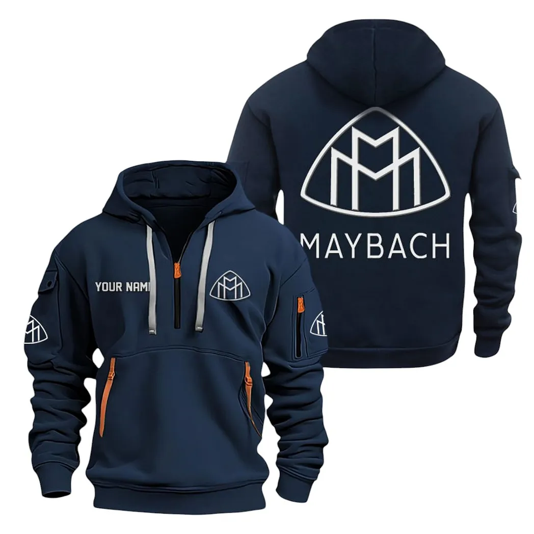 maybach half zip hoodie for men gift for maybach lovers car20022125681 marineblau vjhhm