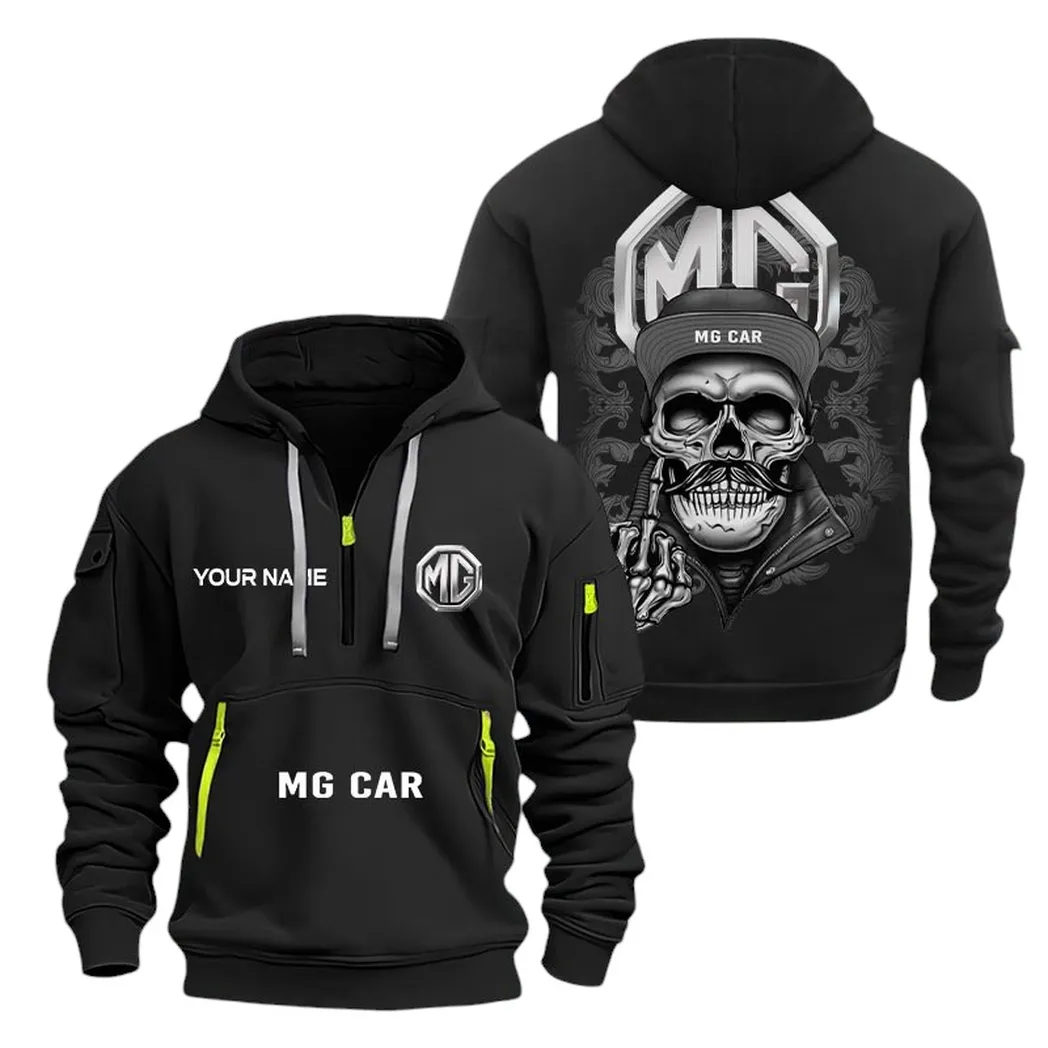 mg automobile half zip hoodie for men gift for mg automobile fan car166022625173 schwarz