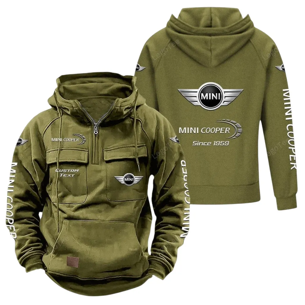 mini cooper hoodie reiverschluss taktischer all over print hoodie mini cooper olivgrn car96021425703 1 b18kq