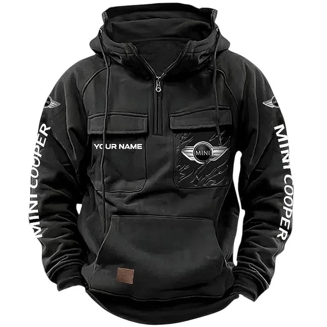 mini cooper hoodie reiverschluss taktischer all over print hoodie mini cooper car164022425159 schwarz