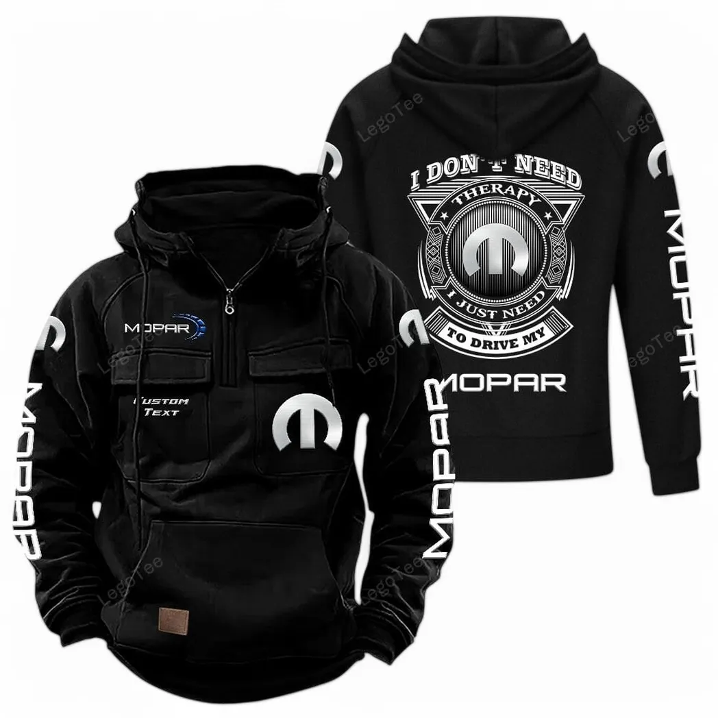 mopar tactical quarter zip hoodie car106021525061 schwarz zbzi2