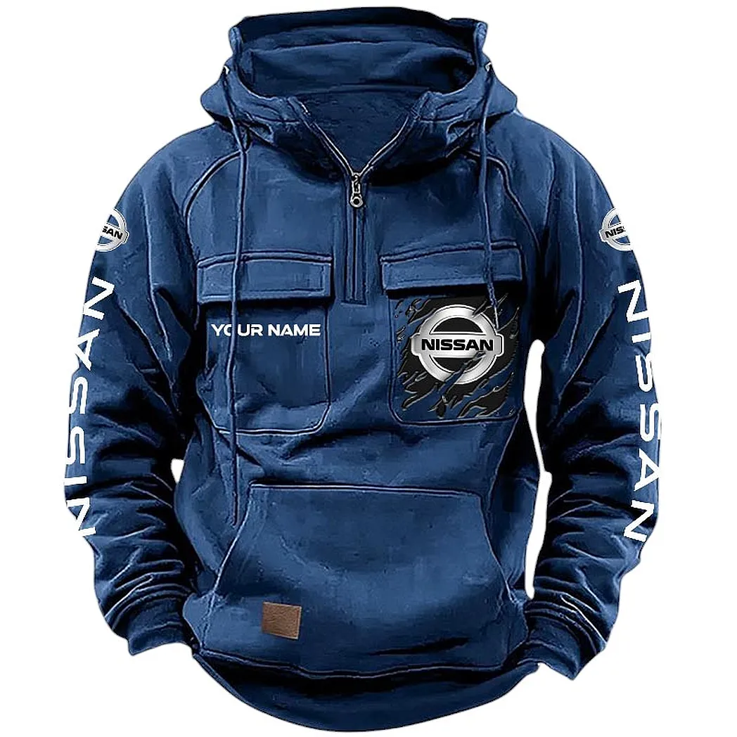nissan hoodie reiverschluss taktischer all over print hoodie nissan car164022425162 dunkelblau sqcvo