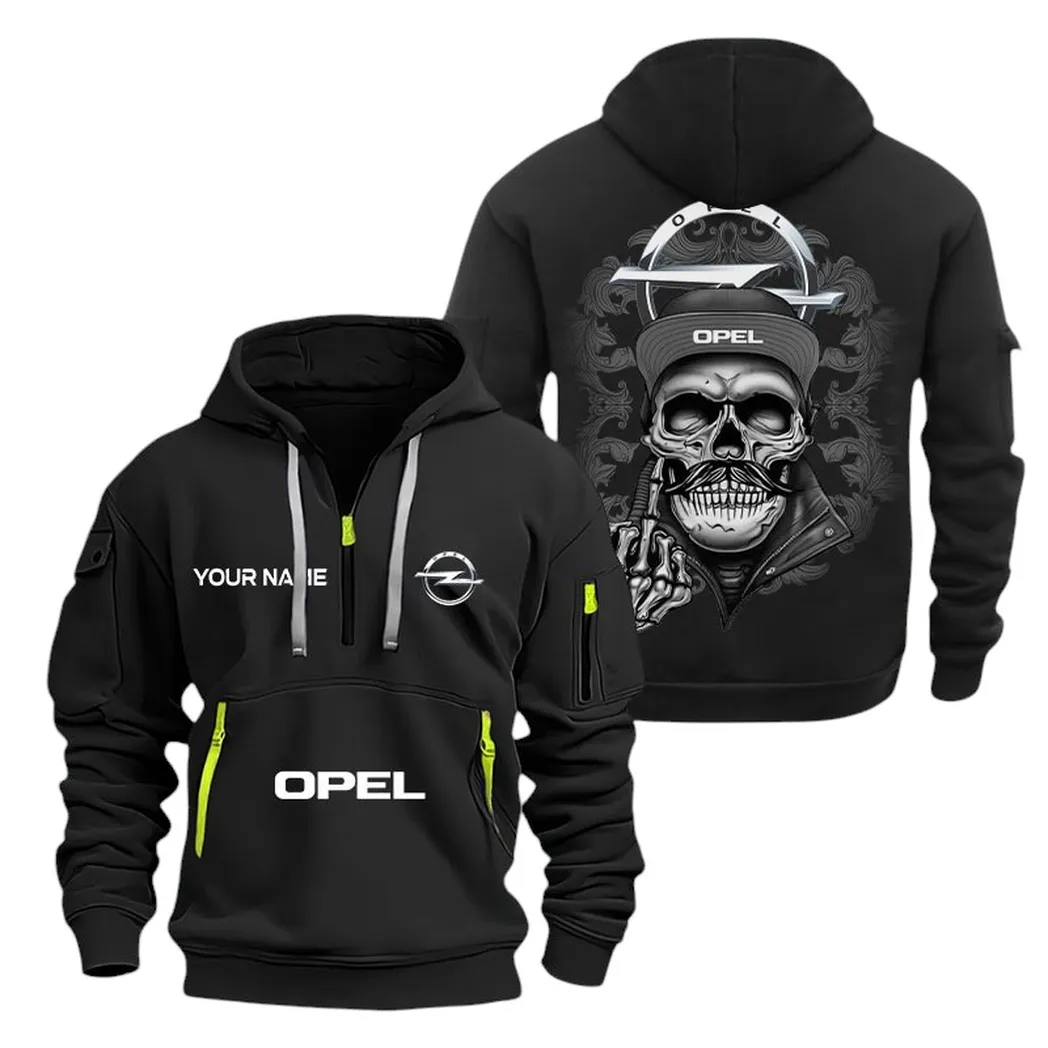opel half zip hoodie for men gift for opel fan car166022625154 schwarz 5anet