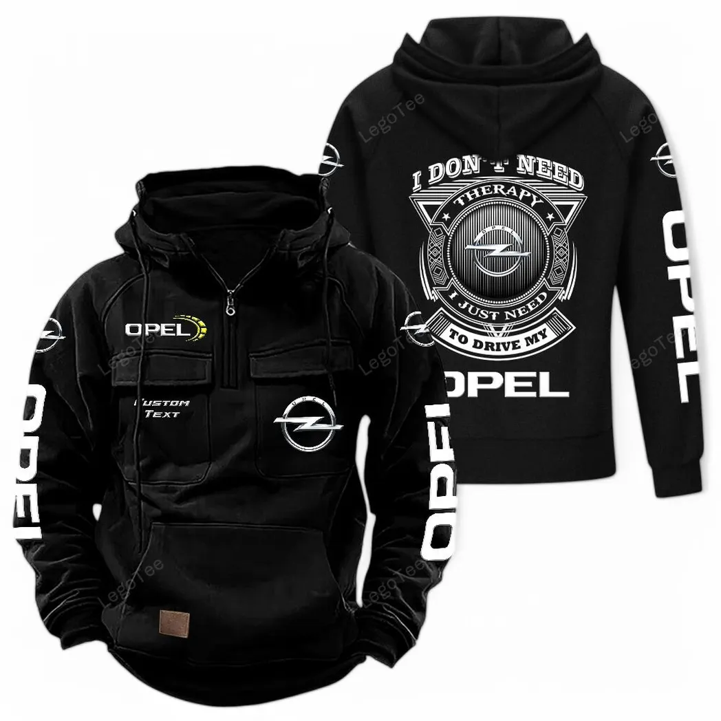 opel tactical quarter zip hoodie car106021525037 schwarz c9lu0