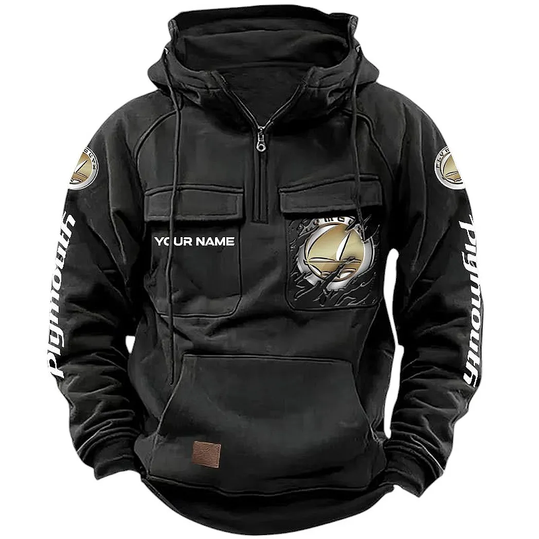 plymouth hoodie reiverschluss taktischer all over print hoodie plymouth car164022425181 schwarz