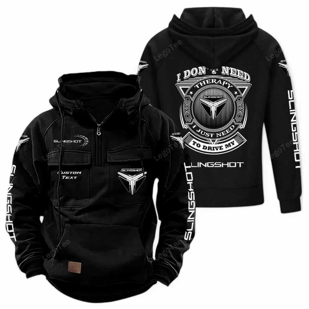 Polaris Slingshot Tactical Quarter Zip Hoodie CAR106021525065 - Schwarz