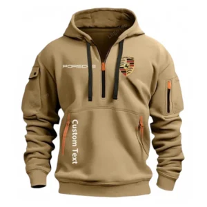 porsche half zip hoodie for men gift for him husband boyfriend khaki car112021425558 3 zuzp5
