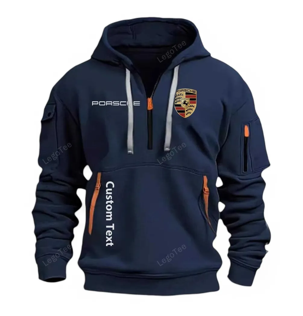 porsche half zip hoodie for men gift for him husband boyfriend marineblau car112021425558 4 f4gpu