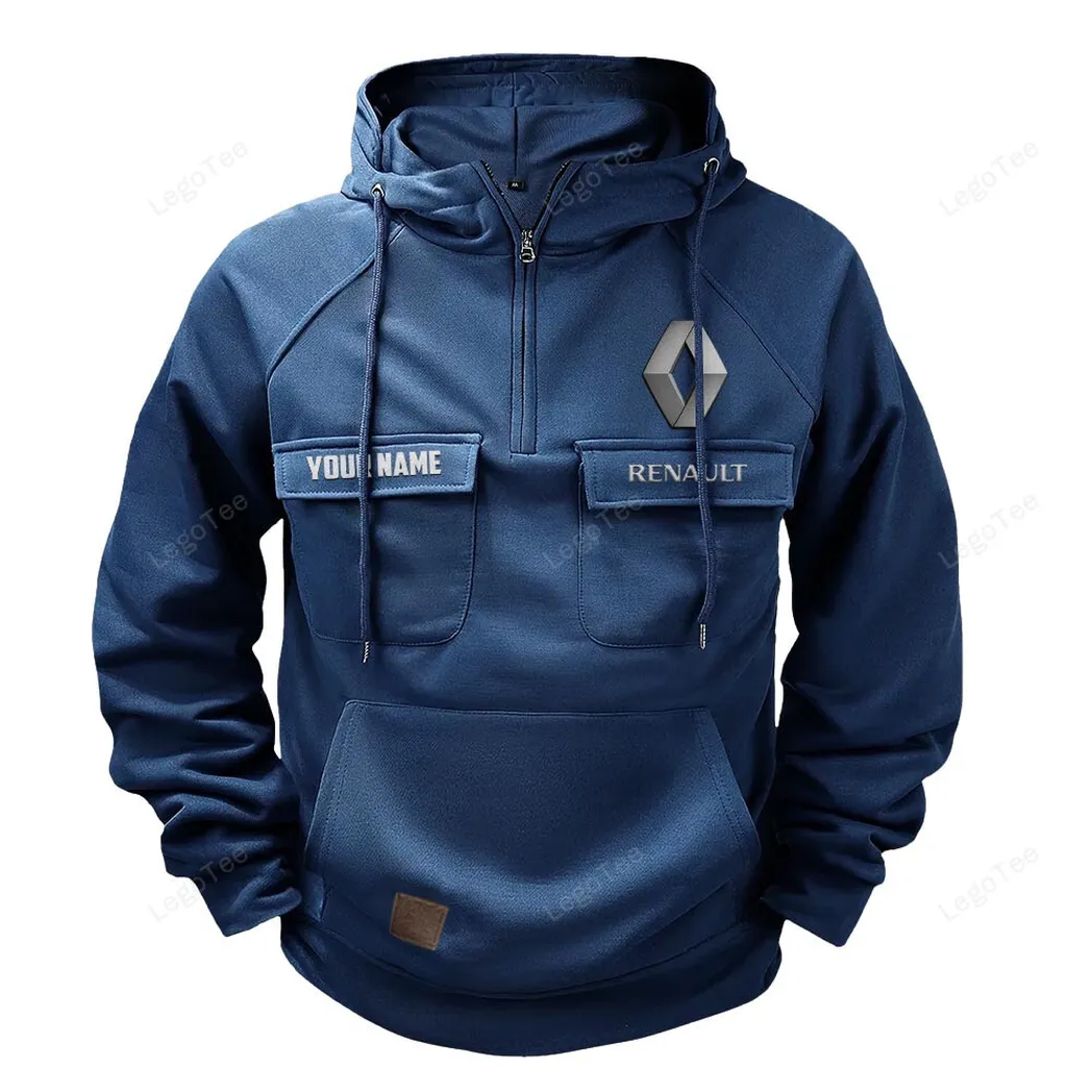 Renault Hoodie Reißverschluss Taktischer, All-Over-Print-Hoodie Renault - Dunkelblau CAR109021425342-3