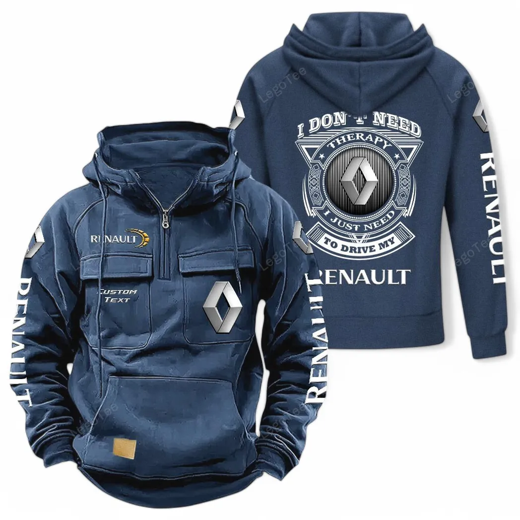 Renault Tactical Quarter Zip Hoodie CAR106021525020 - Dunkelblau