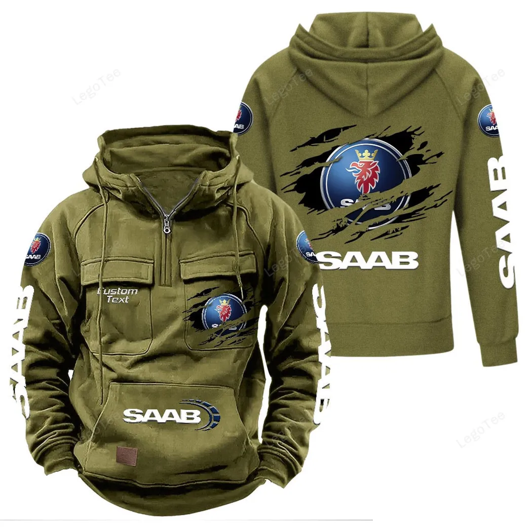 saab hoodie reiverschluss taktischer all over print hoodie saab olivgrn car122021425033 1