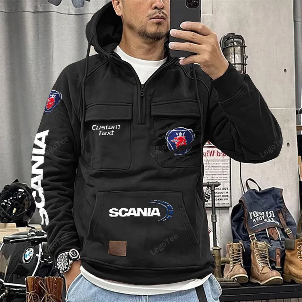scania hoodie reiverschluss taktischer all over print hoodie scania schwarz car122021425029 2
