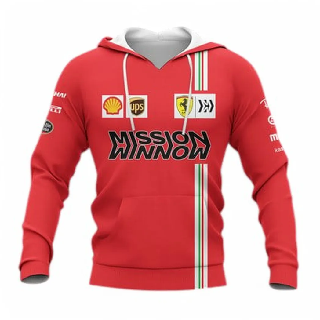 Scuderia Ferrari Hoodie, Allover-Druck Hoodie Scuderia Ferrari CAR40704092501