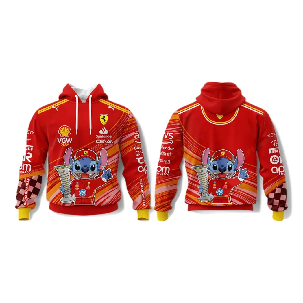 Scuderia Ferrari Hoodie, Allover-Druck Hoodie Scuderia Ferrari CAR40904112505