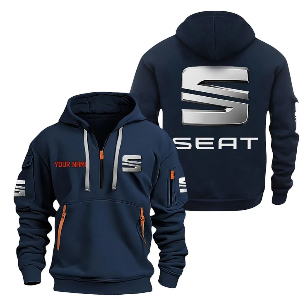 Seat Half Zip Hoodie For Men, Gift For Seat Lovers CAR20022125710 - Marineblau