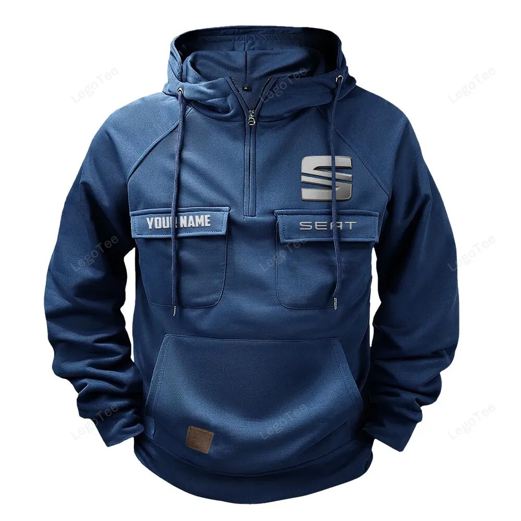 Seat Hoodie Reißverschluss Taktischer, All-Over-Print-Hoodie Seat - Dunkelblau CAR109021425383-3