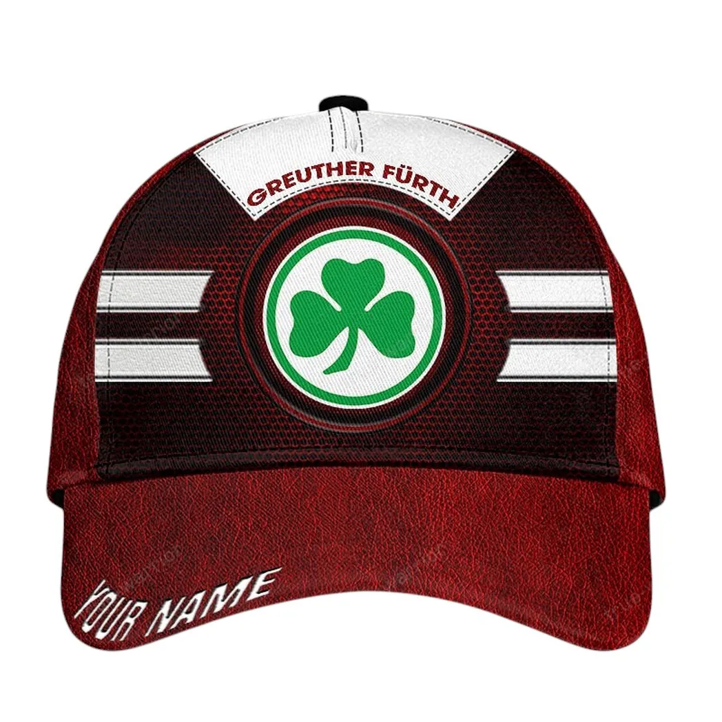 SpVgg Greuther Furth Cap Basecap, All-Over-Print-BaseballCap SpVgg Greuther Furth - Rot SPO088030
