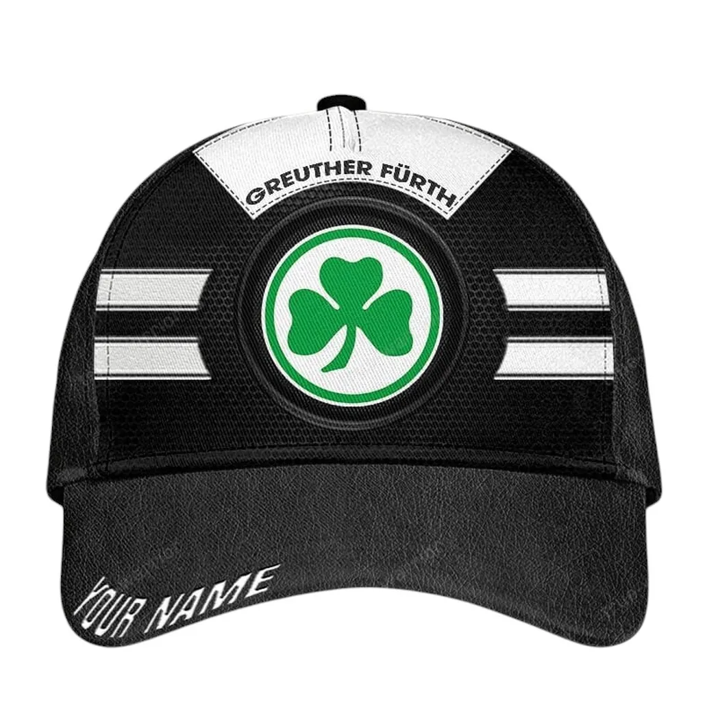 SpVgg Greuther Furth Cap Basecap, All-Over-Print-BaseballCap SpVgg Greuther Furth - Schwarz SPO088030