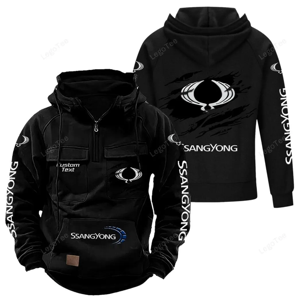 ssangyong motor hoodie reiverschluss taktischer all over print hoodie ssangyong motor schwarz car122021425052 2 t2yqz