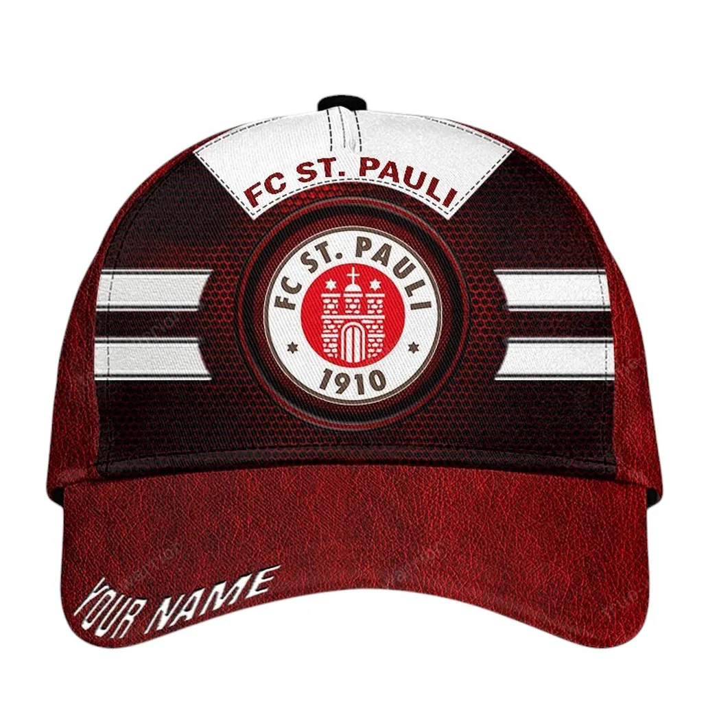 St. Pauli Cap Basecap, All-Over-Print-BaseballCap St. Pauli - Rot SPO088028