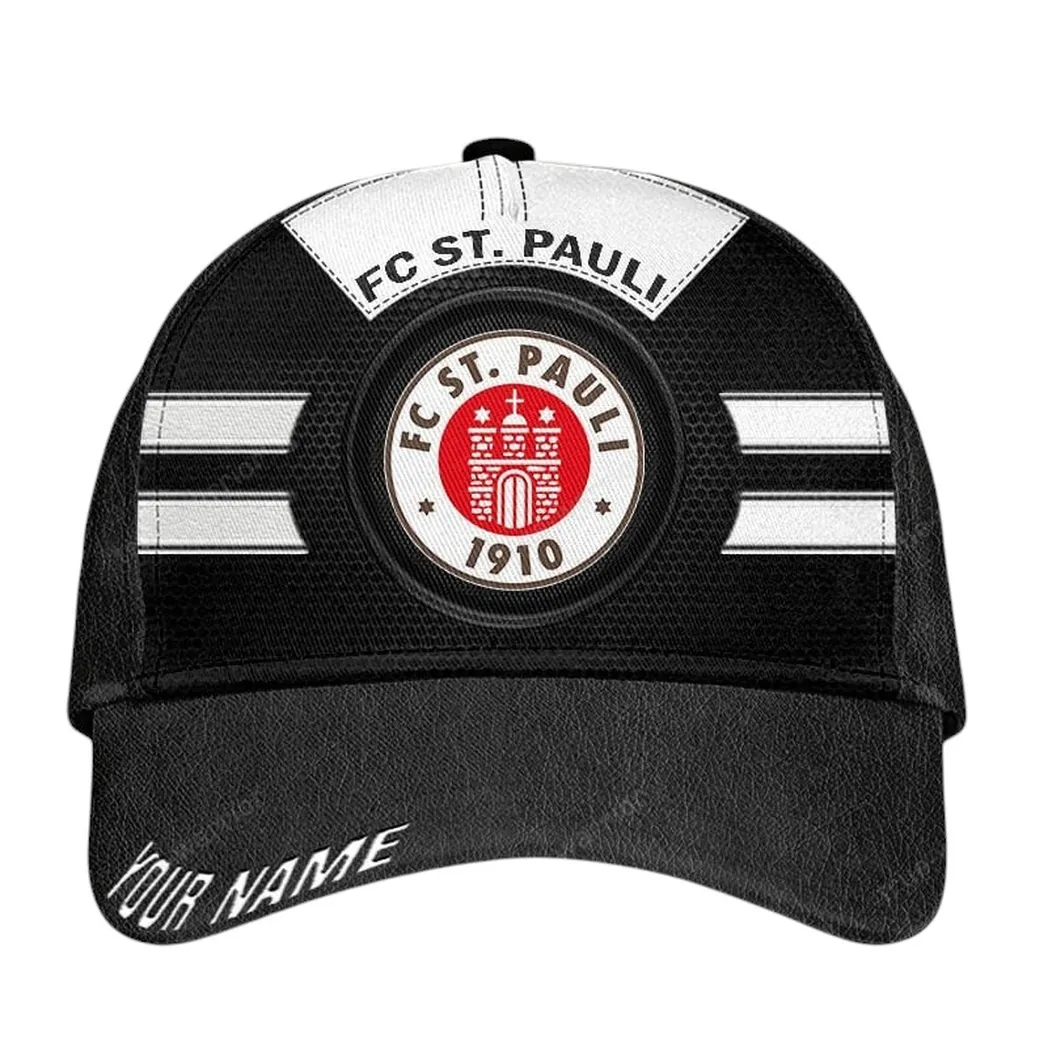 St. Pauli Cap Basecap, All-Over-Print-BaseballCap St. Pauli - Schwarz SPO088028