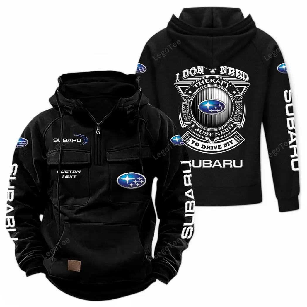 subaru tactical quarter zip hoodie car106021525027 schwarz rf65u