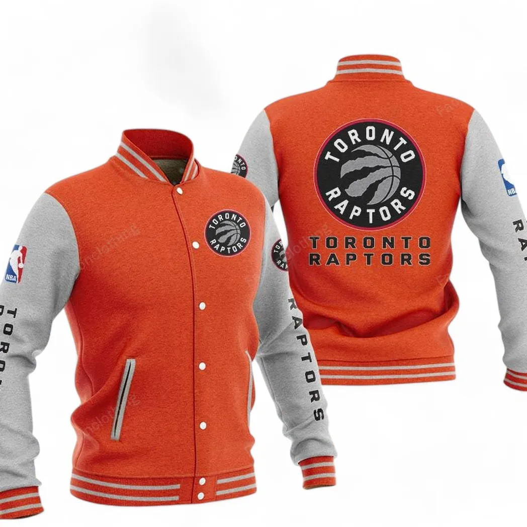 Toronto Raptors NBA Jacke Vintage Baseballjacke, Geschenk für Fan Toronto Raptors - Orange NBA09010625138