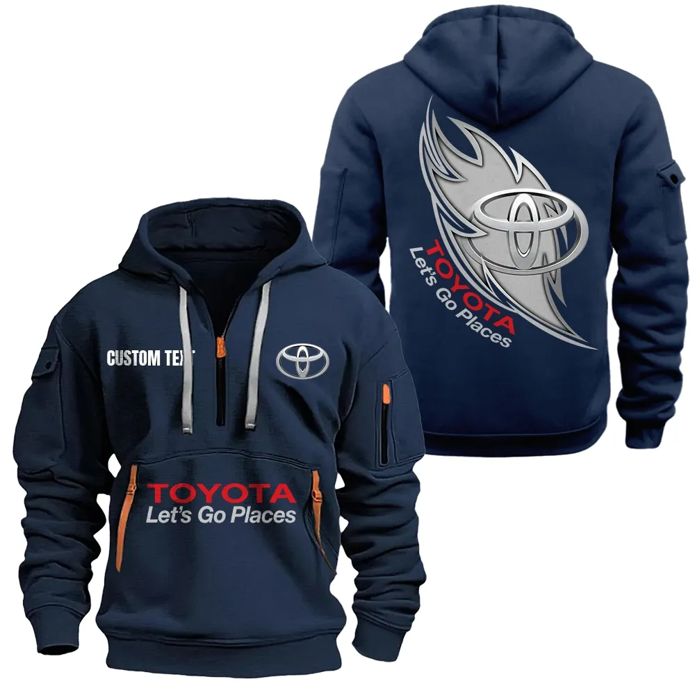 toyota hoodie reiverschluss car1701112195 car kapuzenpullover mit allover druck marineblau qvotg