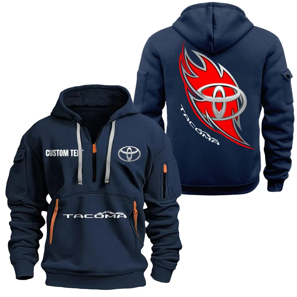 toyota tacoma Hoodie Reißverschluss CAR1701112200, CAR Kapuzenpullover mit Allover-Druck - Marineblau