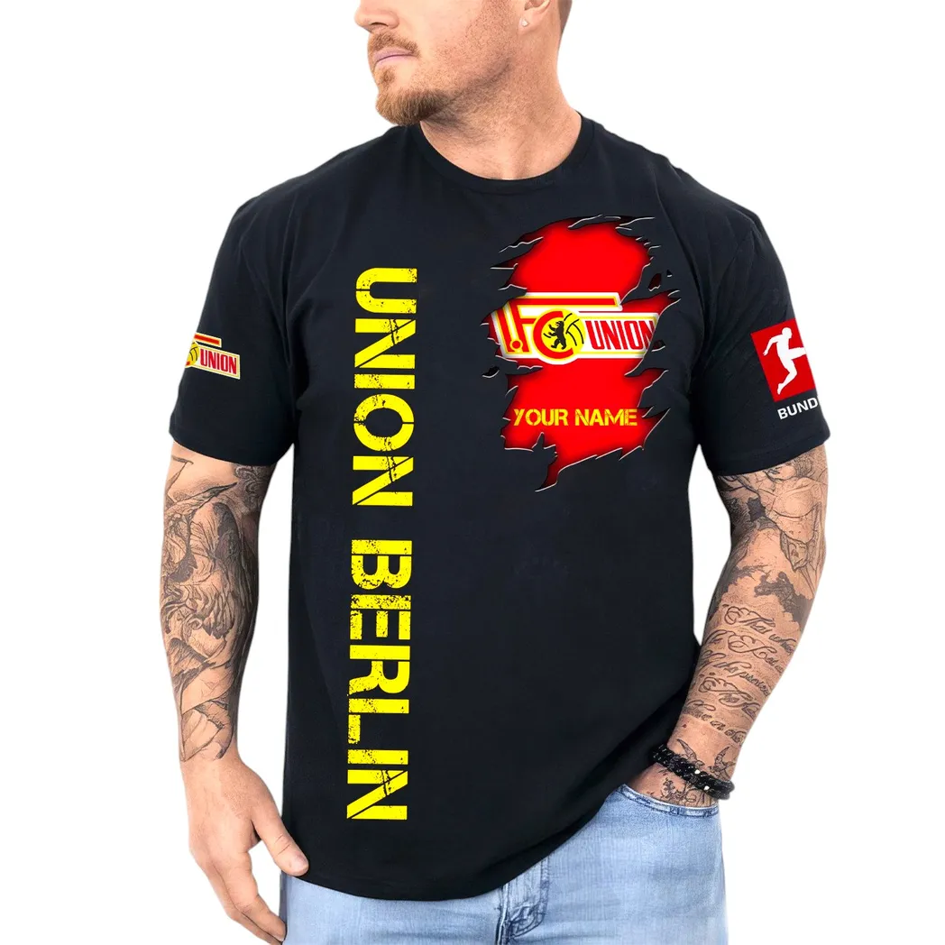 Union Berlin Hemd, T-Shirt mit Allover-Druck für Herren SPO716008