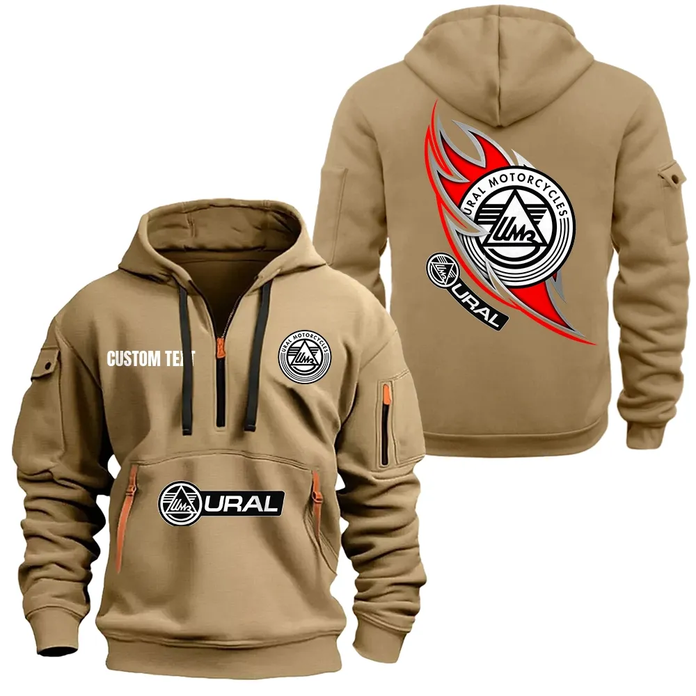 ural motorcycles hoodie reiverschluss car1701112204 car kapuzenpullover mit allover druck khaki qvfct