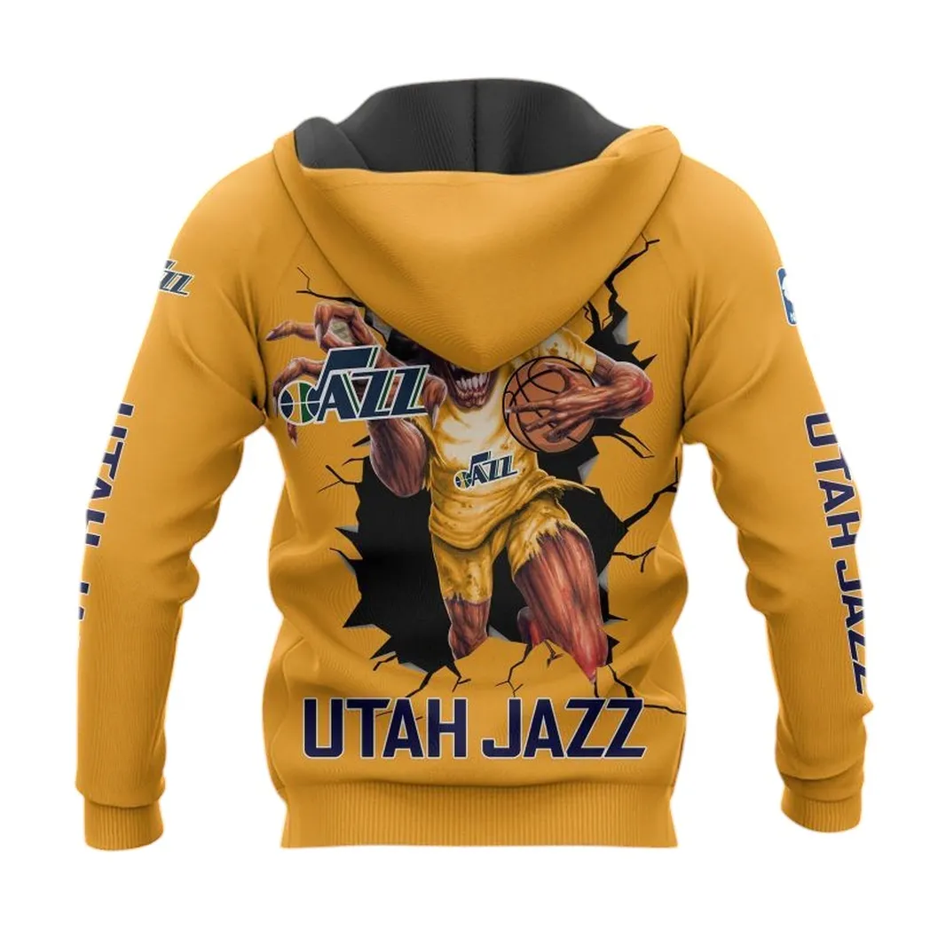 utah jazz hoodie mit reiverschluss allover druck hoodie geschenk fr fan utah jazz nba83050225139 bfbrv