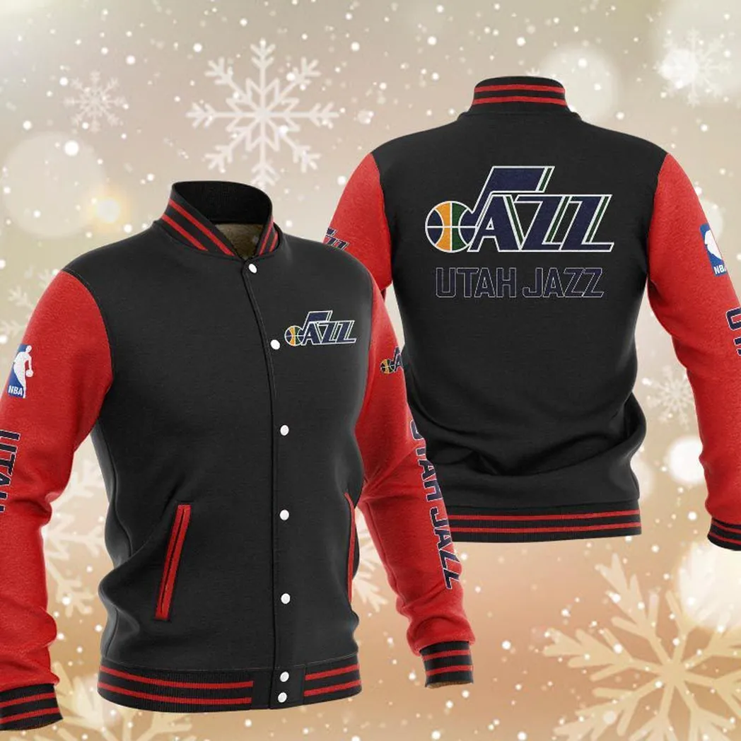 utah jazz jacke vintage jacke fr herren geschenk fr fan utah jazz red schwarz nba82210125039 rhe7p