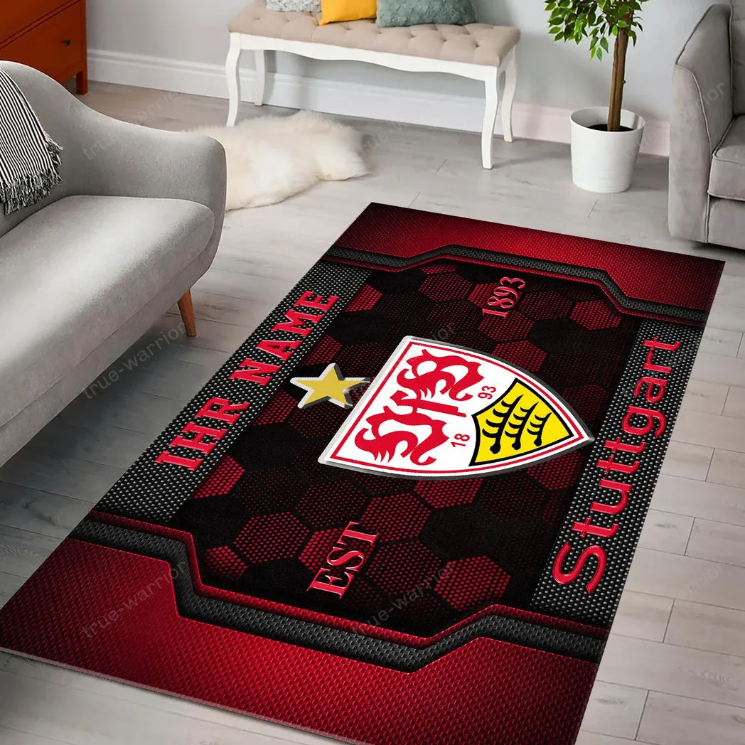 vfb stuttgart bundesliga teppich wohnzimmer geschenk fr fan vfb stuttgart spo068048 pu3f0