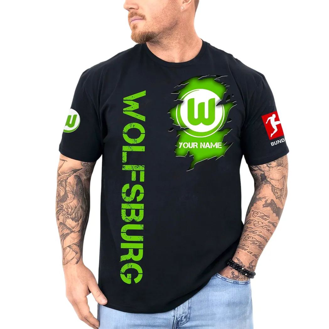 VfL Wolfsburg Hemd, T-Shirt mit Allover-Druck für Herren SPO716013