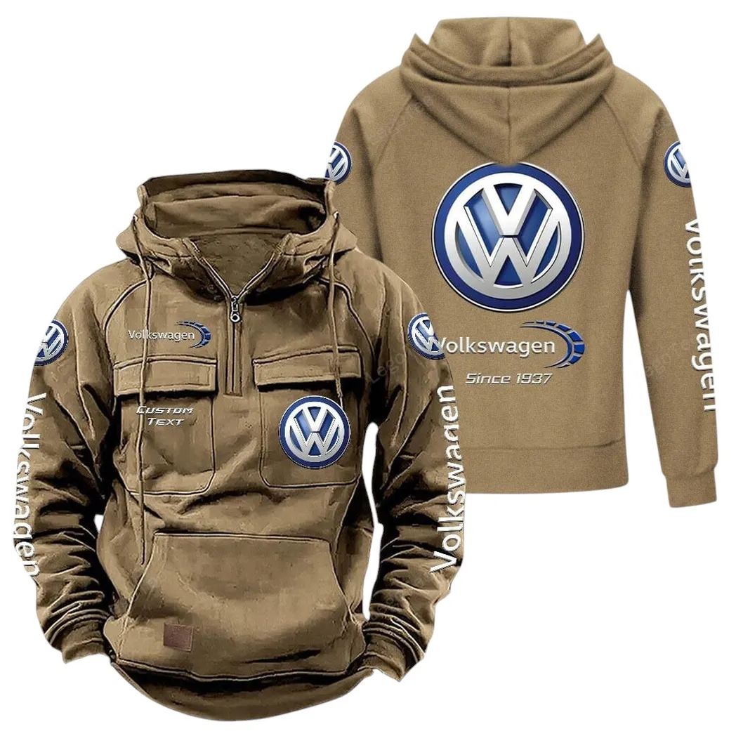 volkswagen hoodie reiverschluss taktischer all over print hoodie khaki car96021425666 4