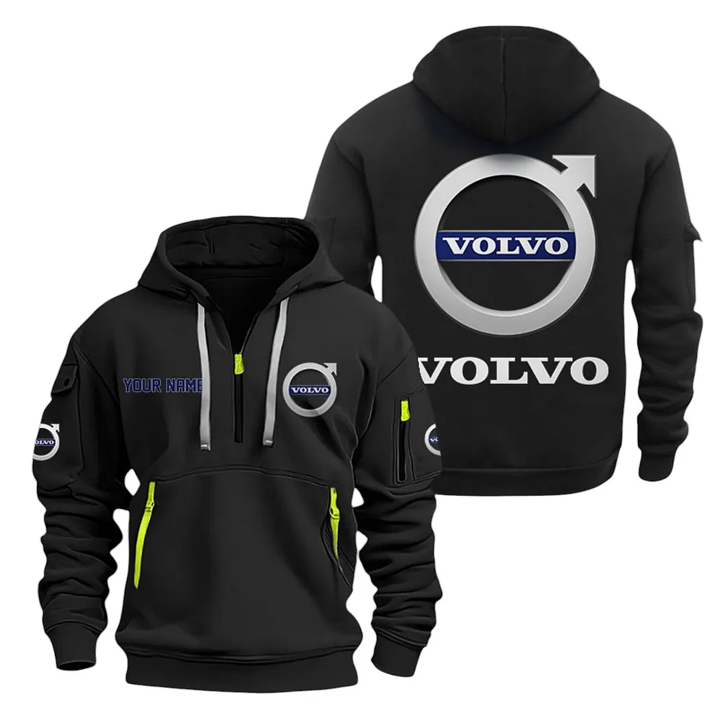 volvo half zip hoodie for men gift for volvo lovers car20022125679 schwarz lqo9o