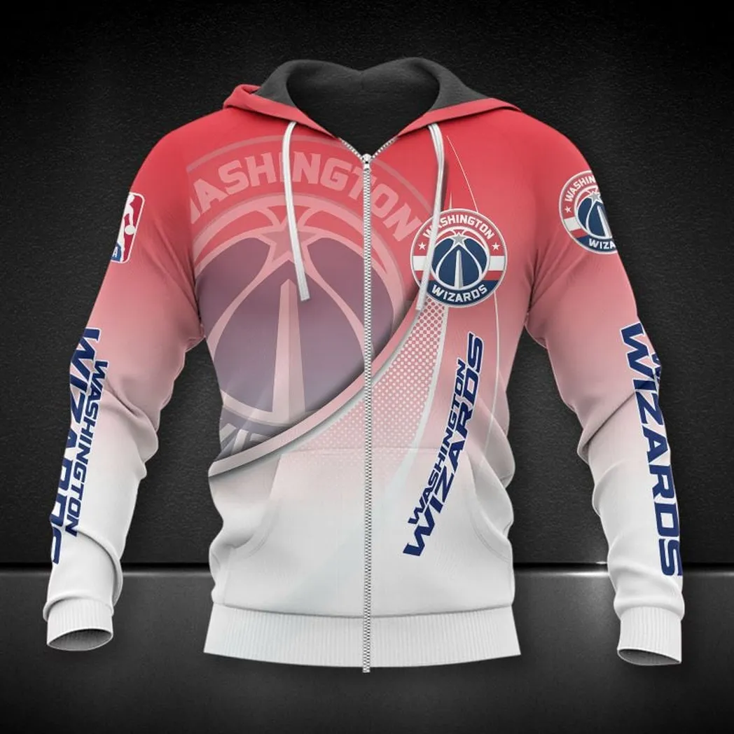 washington wizards hoodie mit reiverschluss allover druck hoodie geschenk fr fan washington wizards nba83050225146 nqfqm