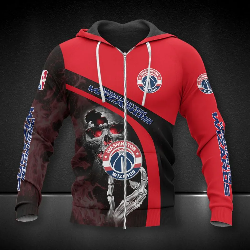 washington wizards hoodie mit reiverschluss allover druck hoodie geschenk fr fan washington wizards nba83050225148 wfz8m
