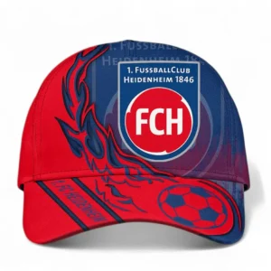 1. FC Heidenheim Cap, Basecap mit Allover-Druck für 1. FC Heidenheim BDE03052425350