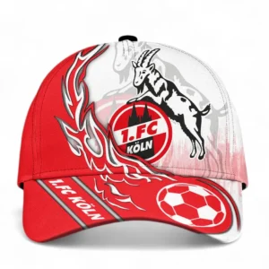 1. FC Koln Cap, Basecap mit Allover-Druck für 1. FC Koln BDE03052425364