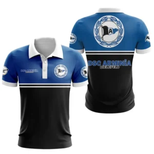 DSC Arminia Bielefeld Poloshirt Herren, All-Over-Print-Polohemd DSC Arminia Bielefeld Bundesliga BDE0705082505