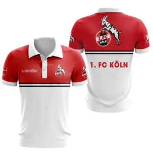 1. FC Koln Poloshirt Herren, All-Over-Print-Polohemd 1. FC Koln Bundesliga BDE0705082528