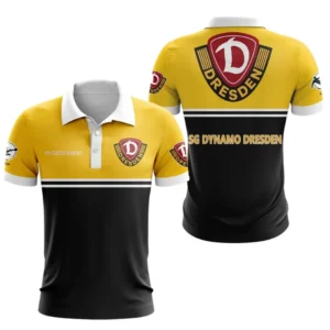 Dynamo Dresden Poloshirt Herren, All-Over-Print-Polohemd Dynamo Dresden Bundesliga BDE0705082535