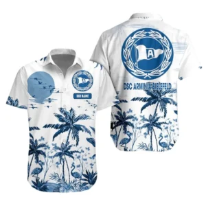 DSC Arminia Bielefeld Hawaiihemd, Hawaiihemd Für DSC Arminia Bielefeld Fans BDE0905082548